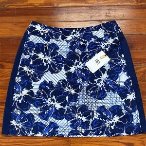 Tail Blooming Trellis Print Skort - XS